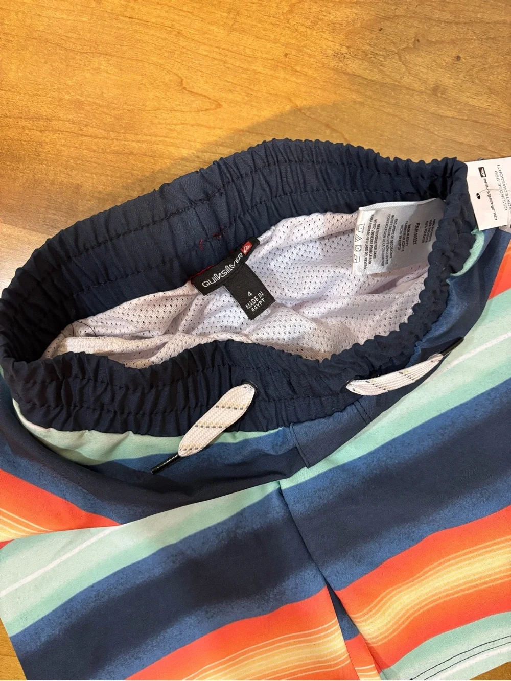 Quiksilver colorful striped